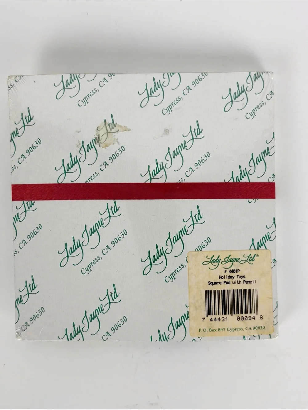 Lady Jayne Ltd. Holiday Toys Square Pad With Pencil